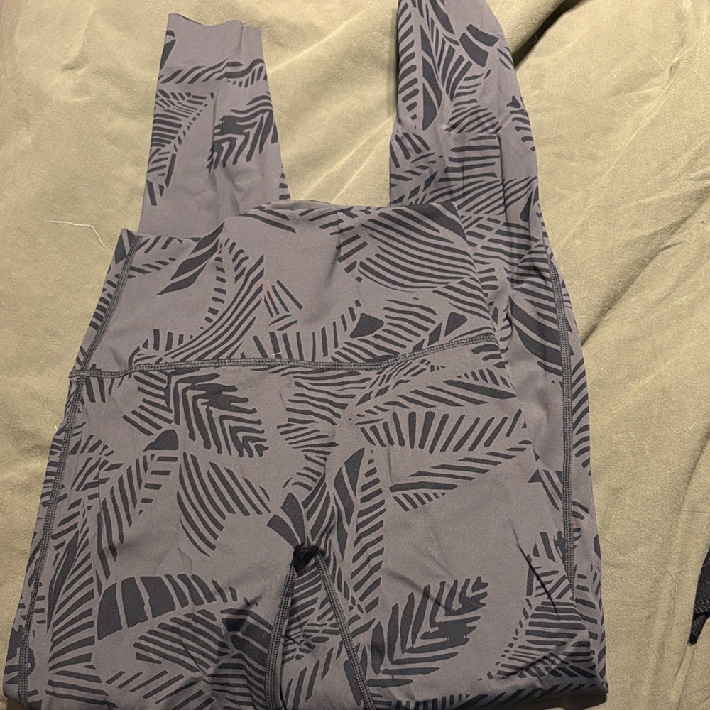 Aerie green/Gray Patterned Leggings